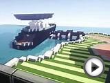 Майнкрафт Супер современный дом на берегу моря